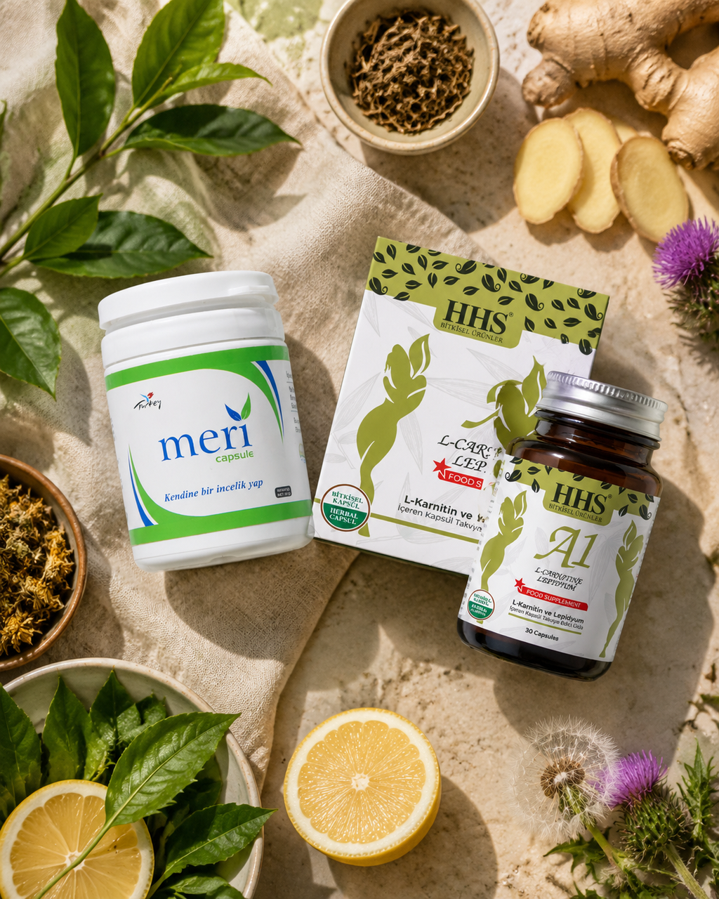 Meri Routine Duo flat lay